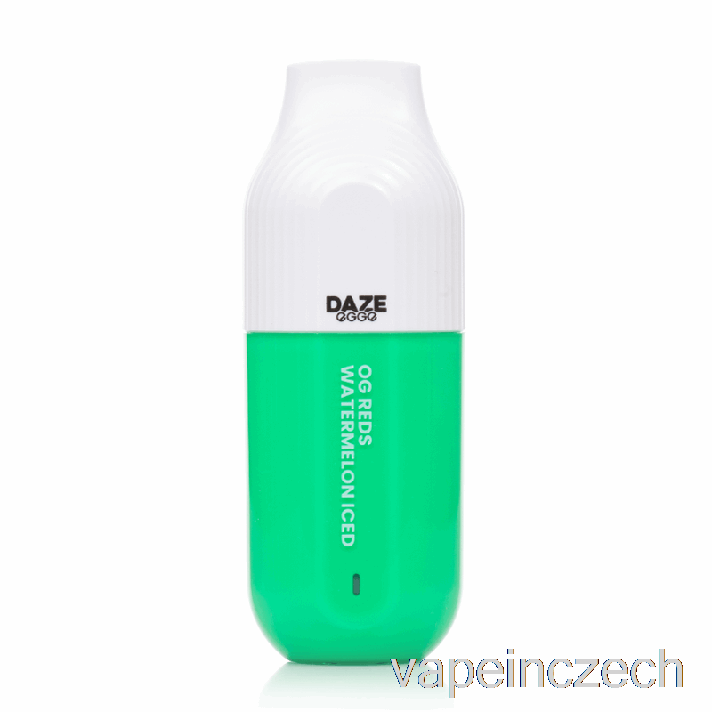7 Daze Egge 3000 Jednorázové A červené Ledové Vape Pero S Vodním Melounem